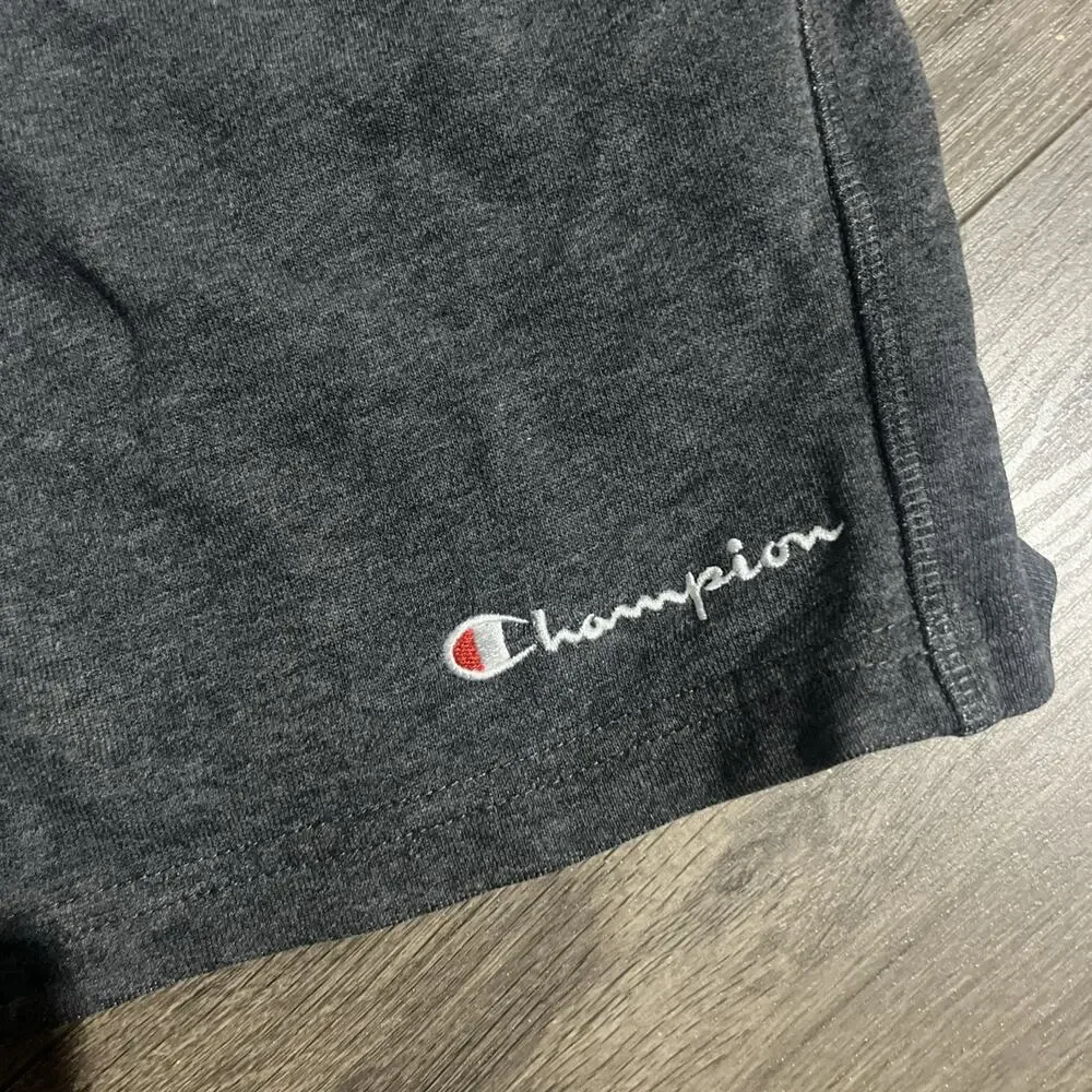 Champion Mens Athleisure Size Medium Gray Cotton Elastic Waist Drawstring Lounge